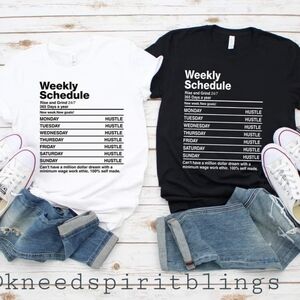 Weekly Schedule Tee